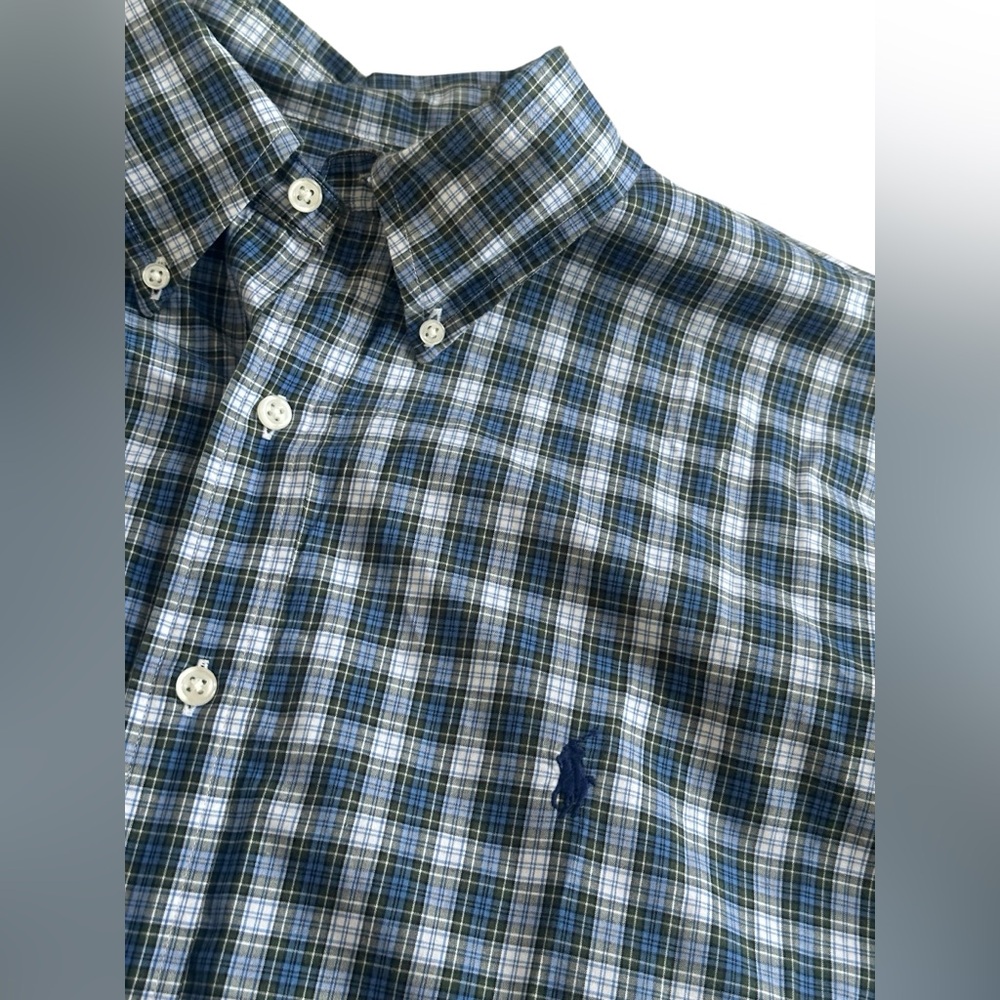 Ralph Lauren Plaid Button Down Shirt Mens XXL 18/46